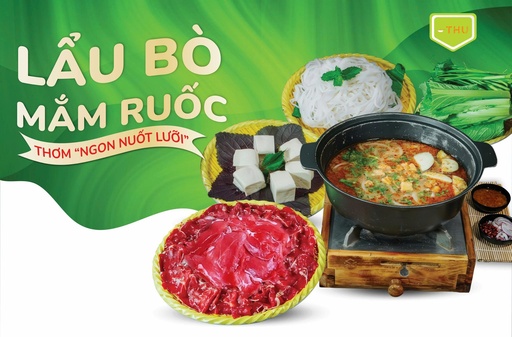 Lẩu Bò Mắm Ruốc